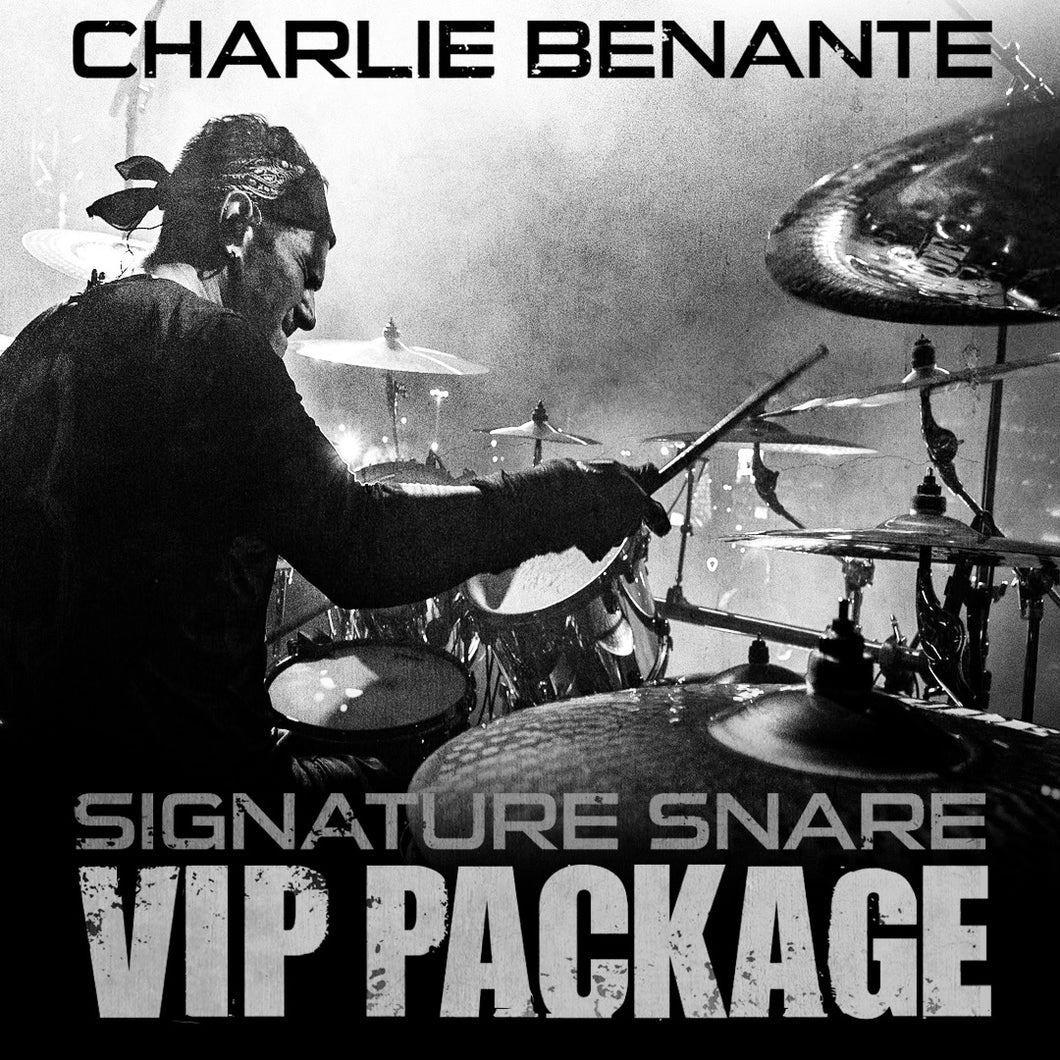 Pantera Feb 2024 - Charlie Benante Stage Played Signature Snare Drum