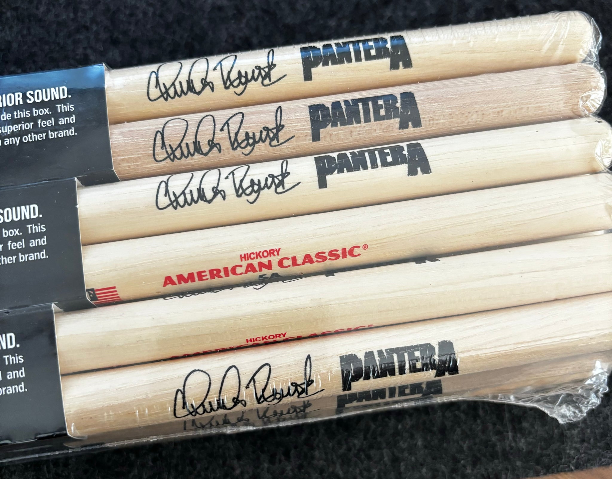 Vic Firth Charlie Benante Pantera Signature 5A Sticks Wood Tip